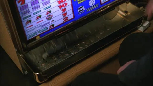 Coin tray of casino slot machine