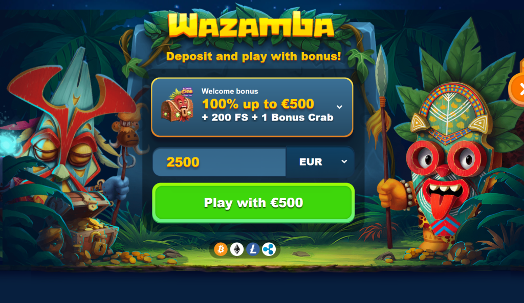 Welcome Bonus Wazamba