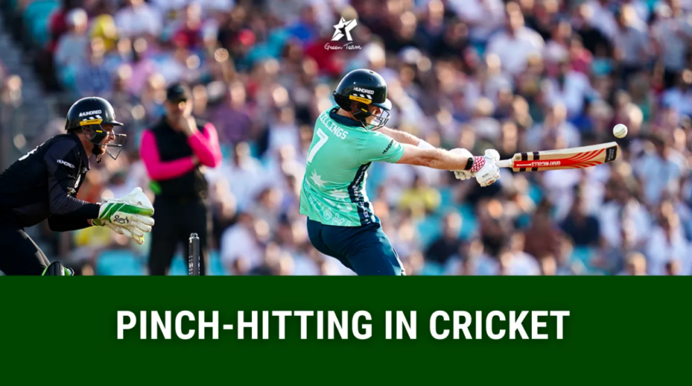 Who is a pinch hitter in the sport of cricket?