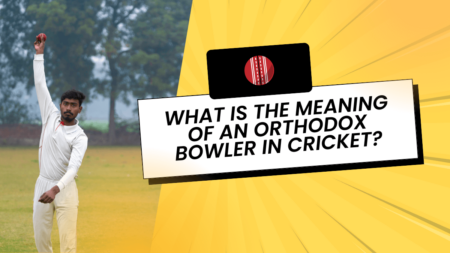 What is the meaning of an orthodox bowler in cricket?