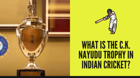 What is the C.K. Nayudu Trophy in Indian cricket?