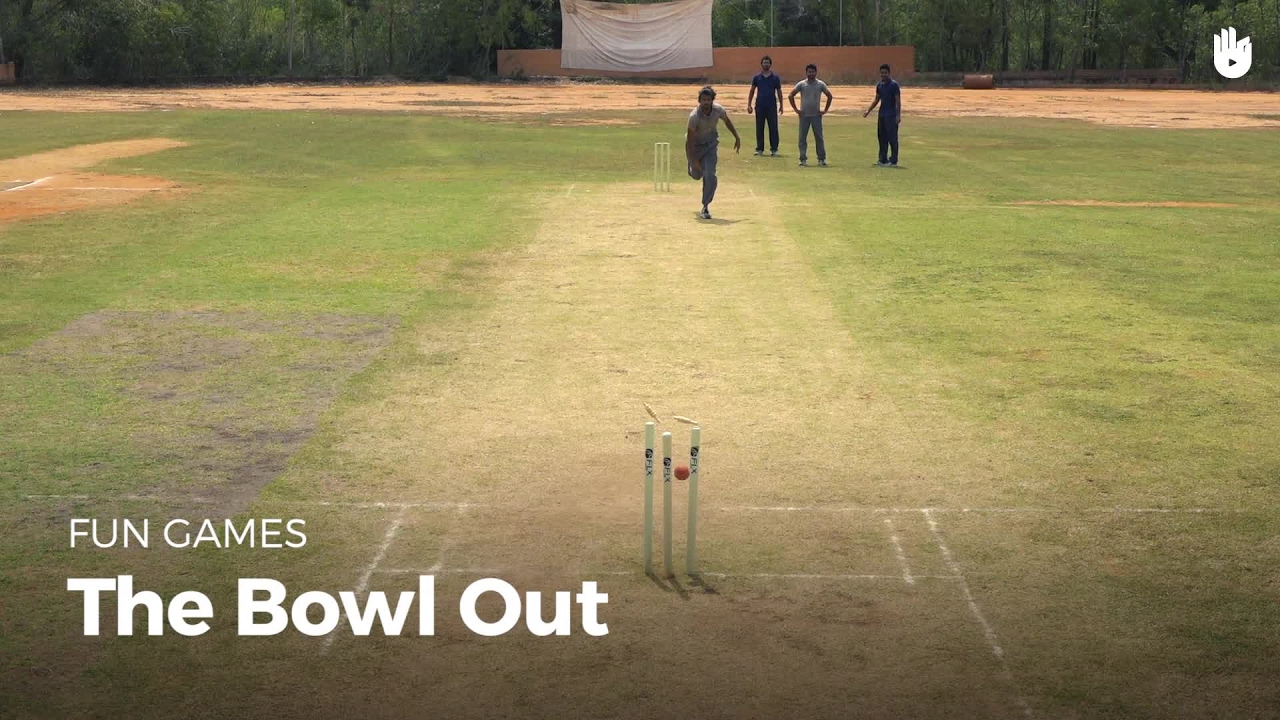 What is bowl out in cricket