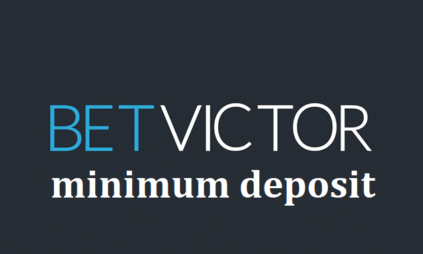 How much is the minimum deposit on Betvictor?