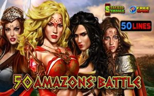 50 Amazons' Battle EGT slot game