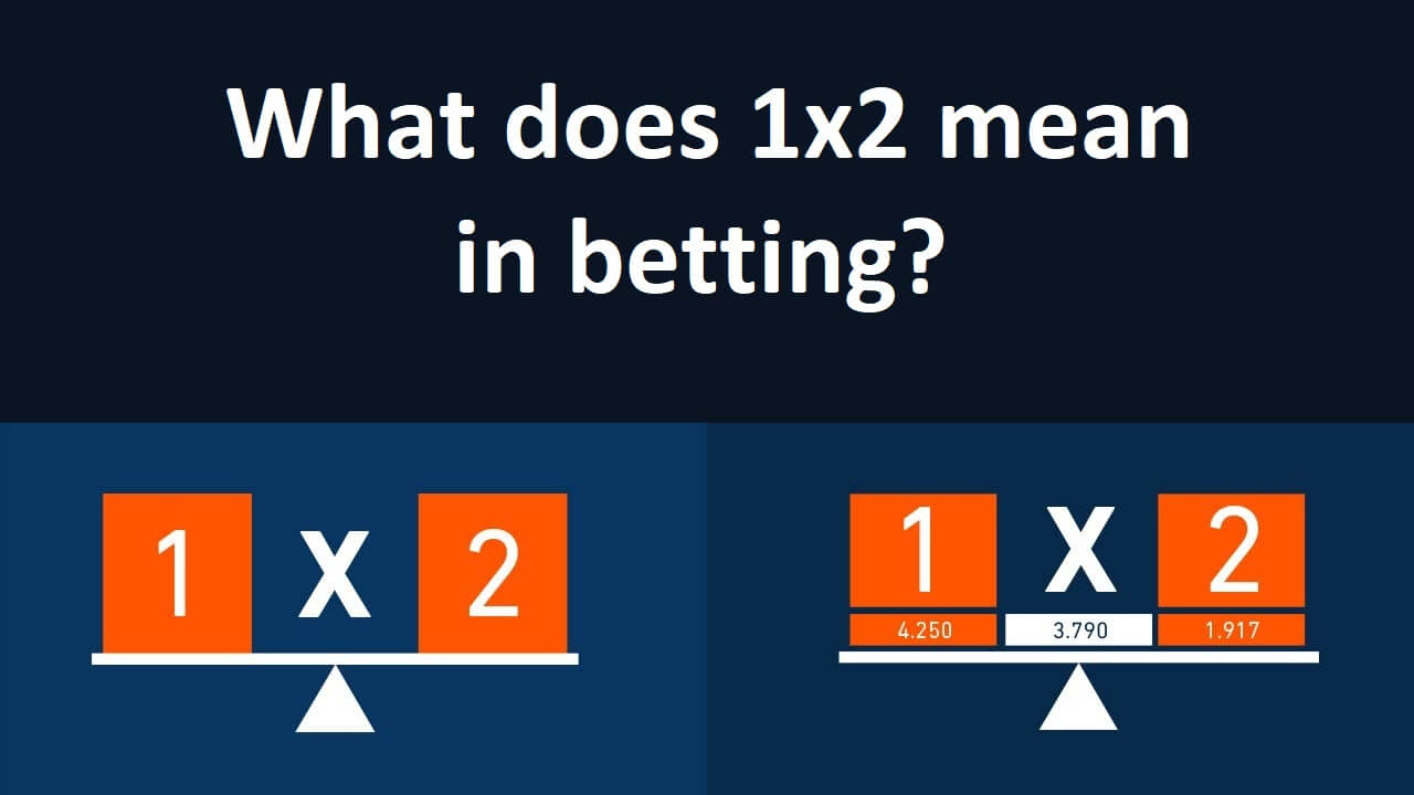 What does 1x2 mean in betting?