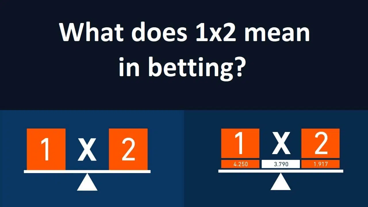 What does 1×2 mean in betting?