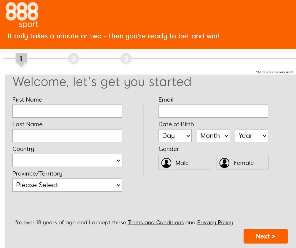 888 Sport how to register