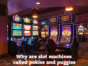 Why are slot machines called pokies and puggies?