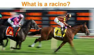 What is a racino?