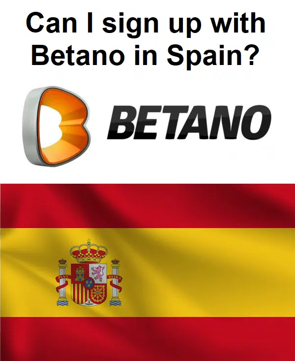 Can I sign up with Betano in Spain?