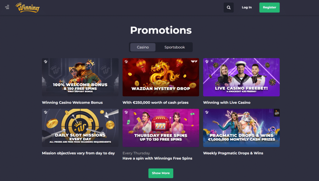 Promosi Winning.io