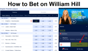 How to Bet on William Hill