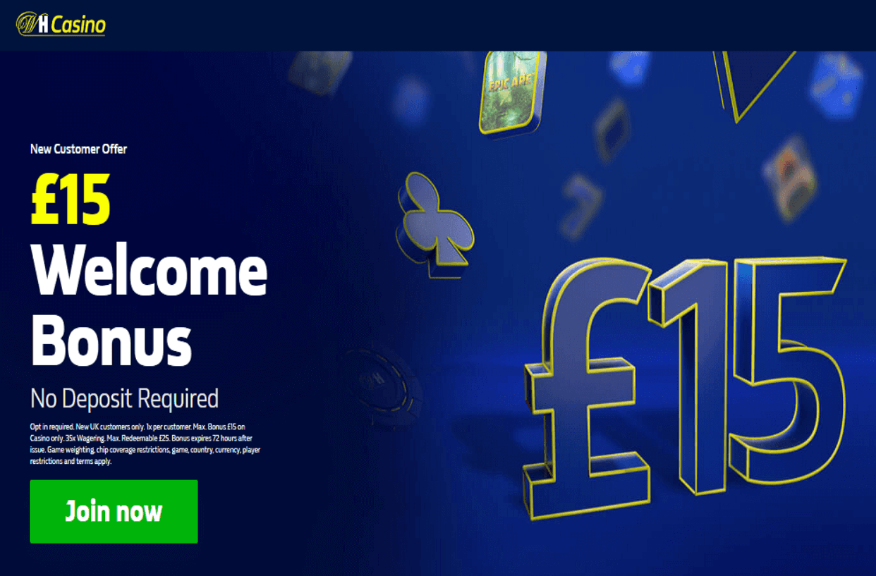 Is there a William Hill bonus without deposit?