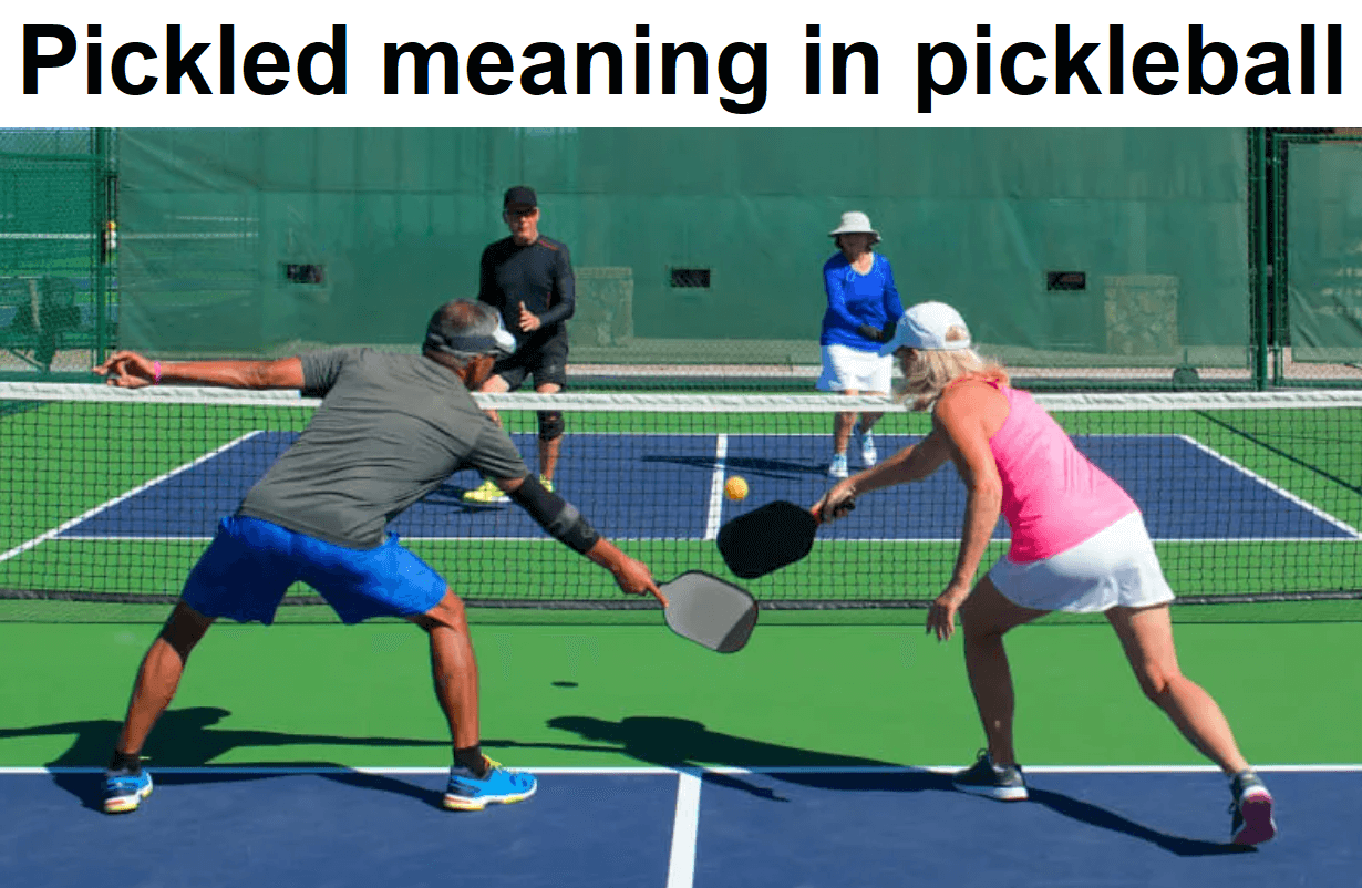 What does it mean to be pickled in pickleball?