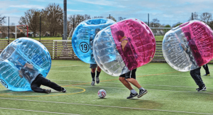 What is bubble soccer?