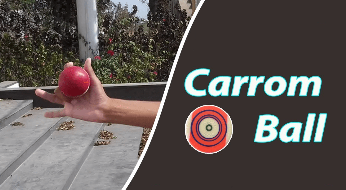 How to bowl the carrom ball?