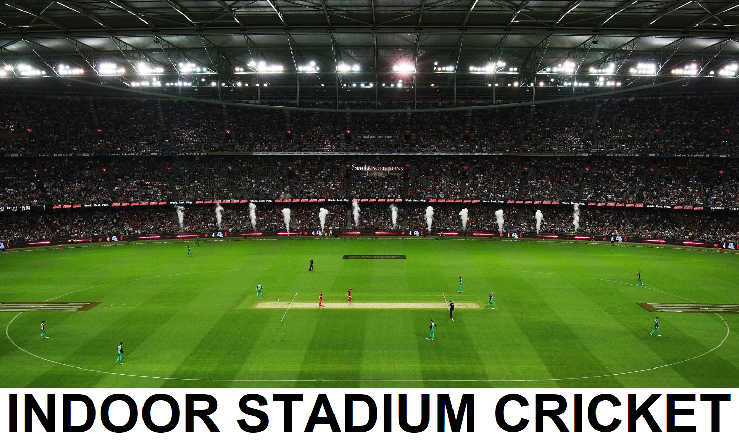 Can cricket be played in an indoor stadium?