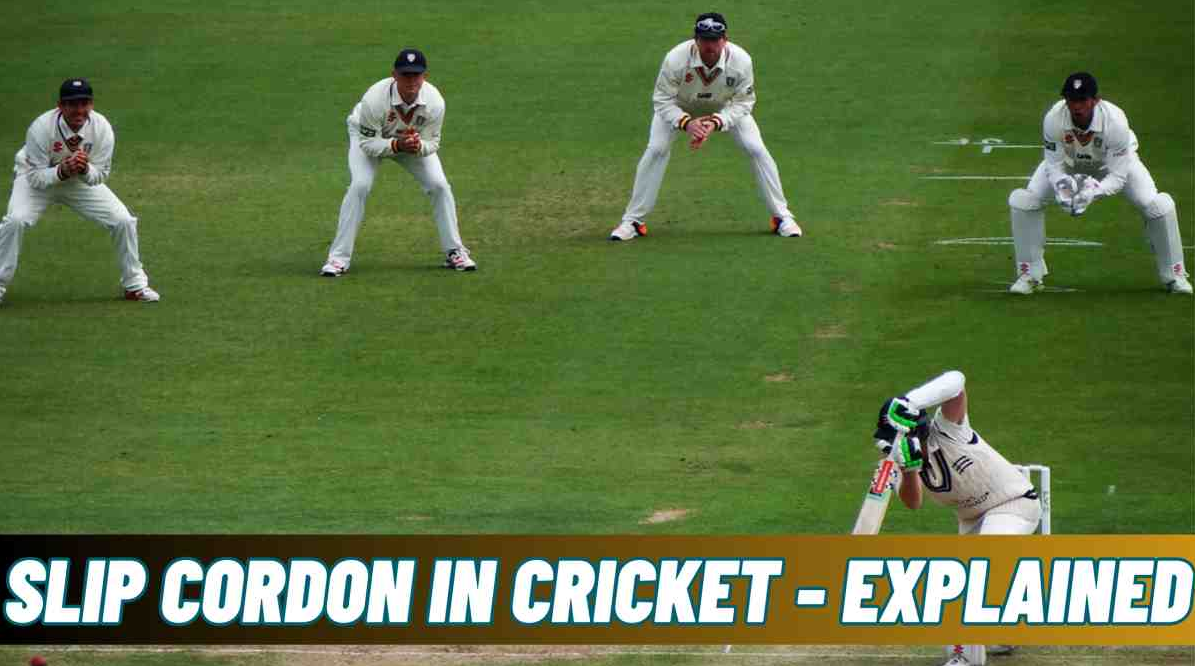 What is the slip cordon in cricket?