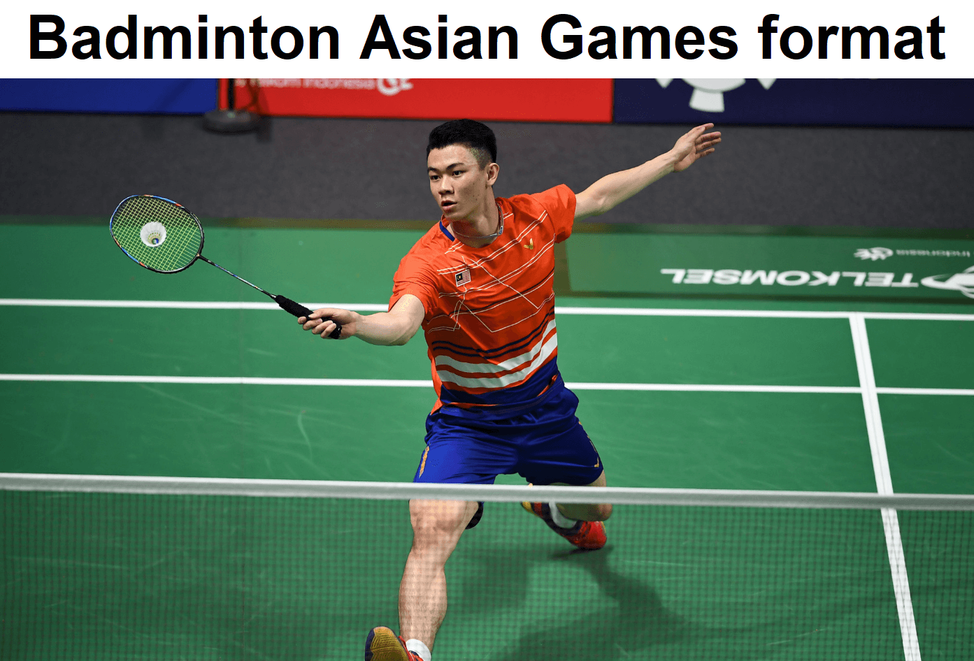 What is the format of Badminton at Asian Games?