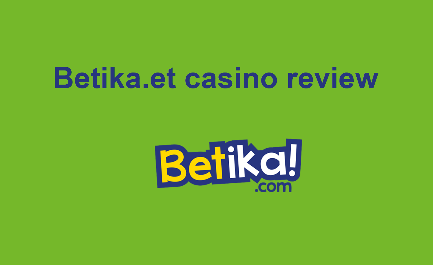 Betika.et casino review