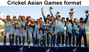 What is the format of cricket at Asian Games?