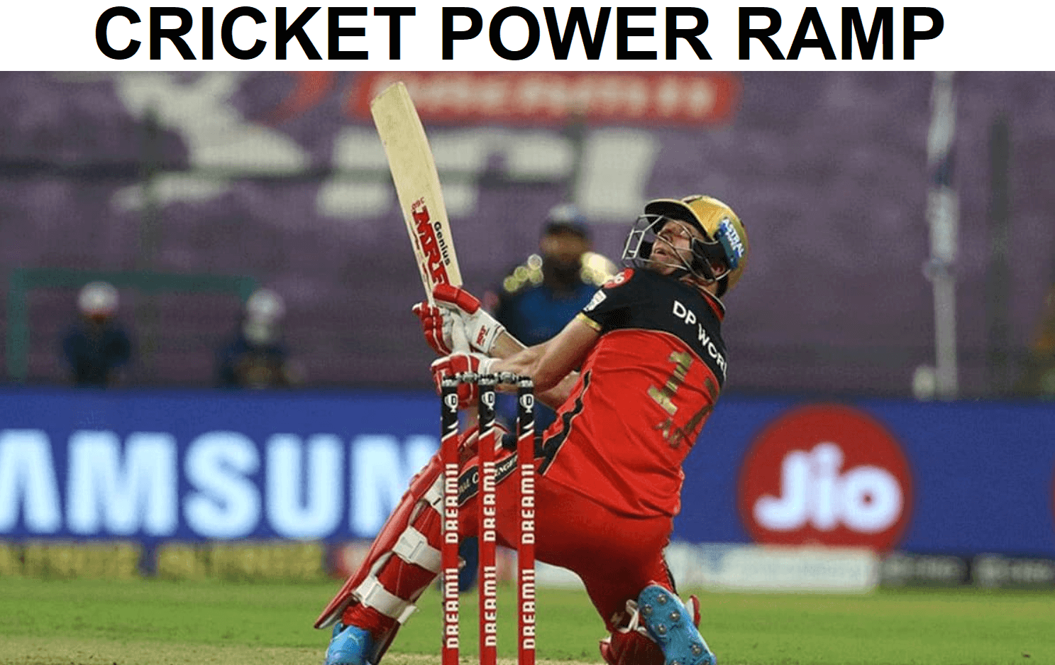 What is a power ramp in the sport of cricket?