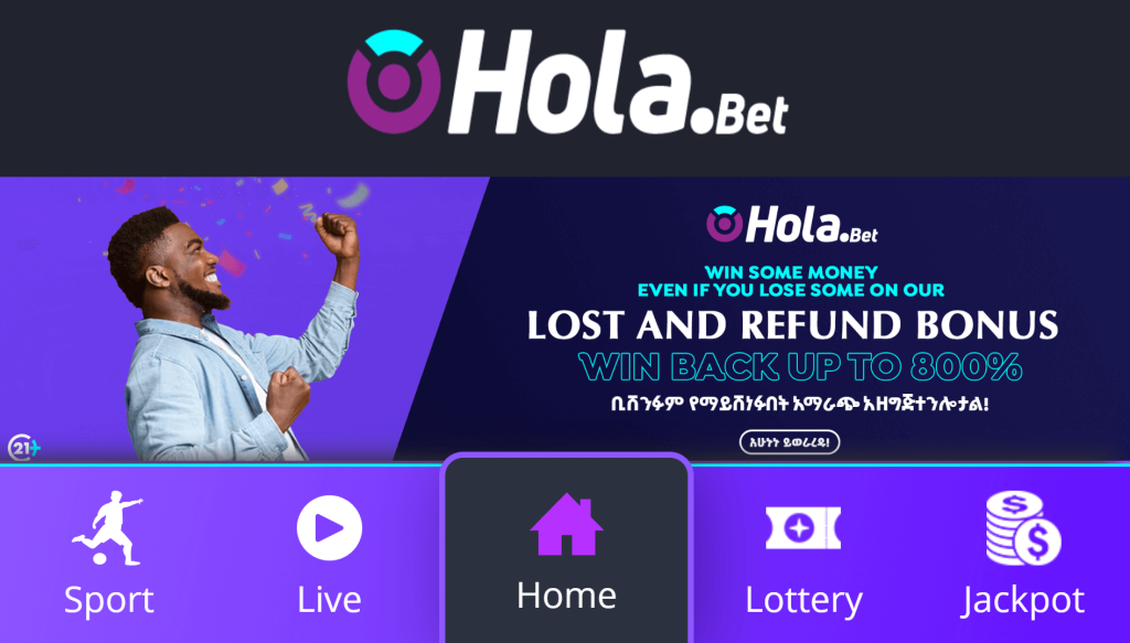 Welcome Bonus Offered by Hola.bet Ethiopia