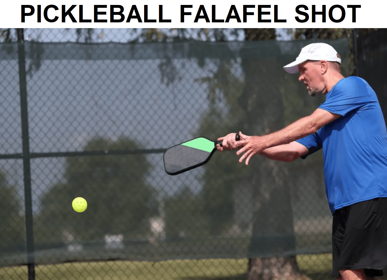 How to hit the falafel shot in pickleball?