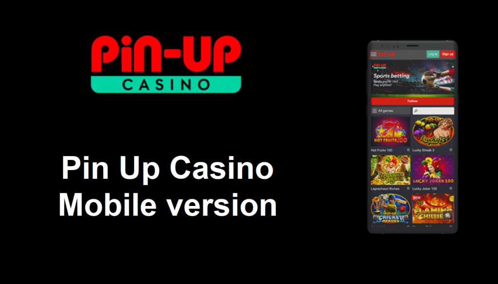 Mobile version of Pin Up Casino