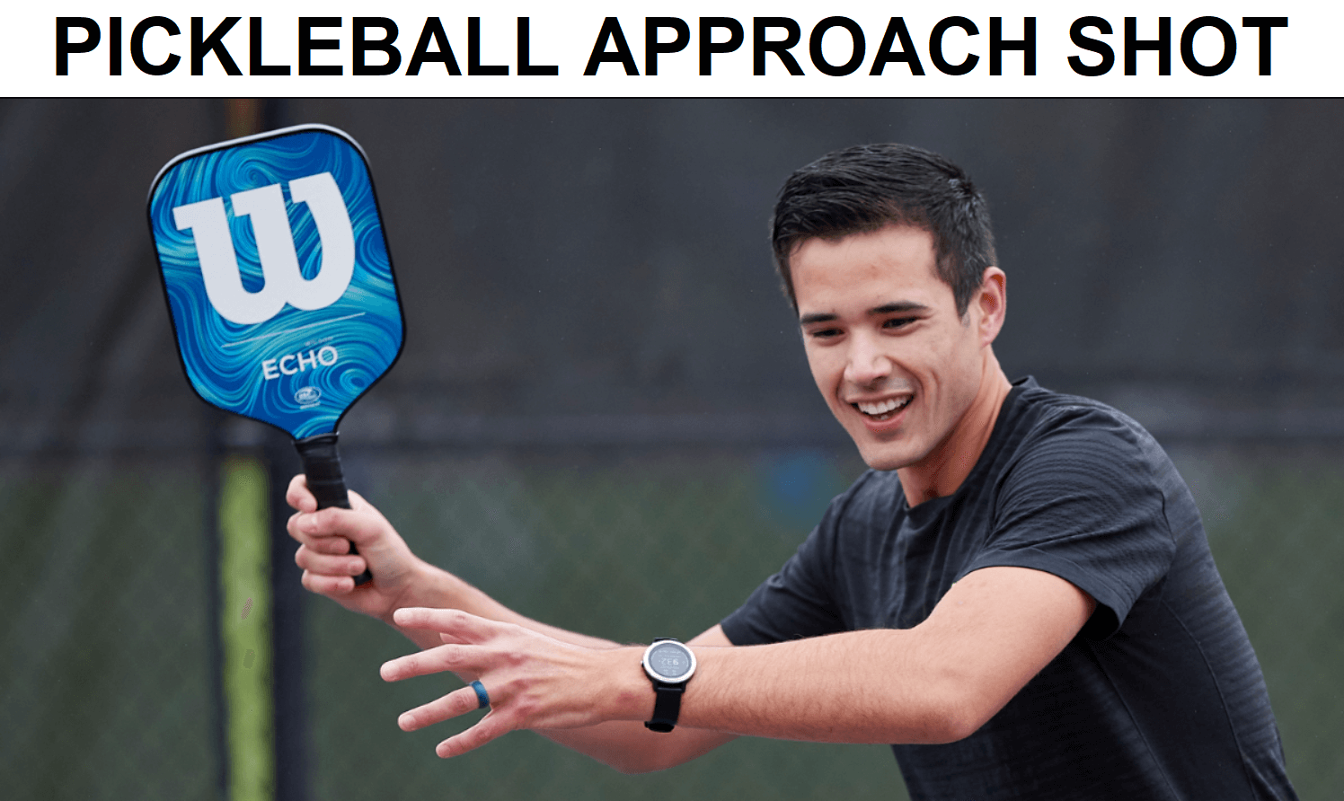 What is an approach shot in the sport of pickleball?