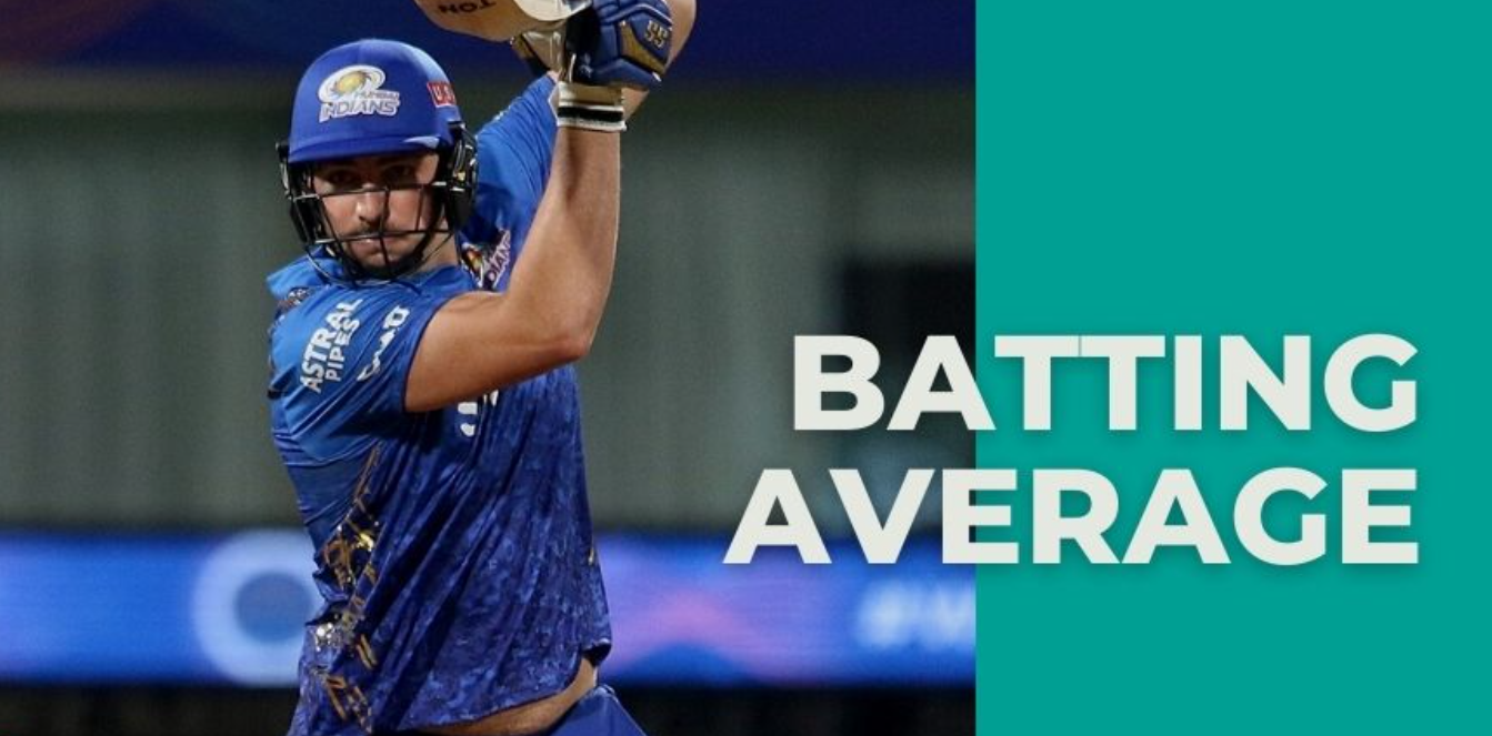 How to calculate a batter’s average in cricket?