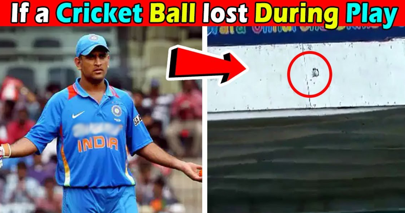 What happens if the ball is lost in cricket?