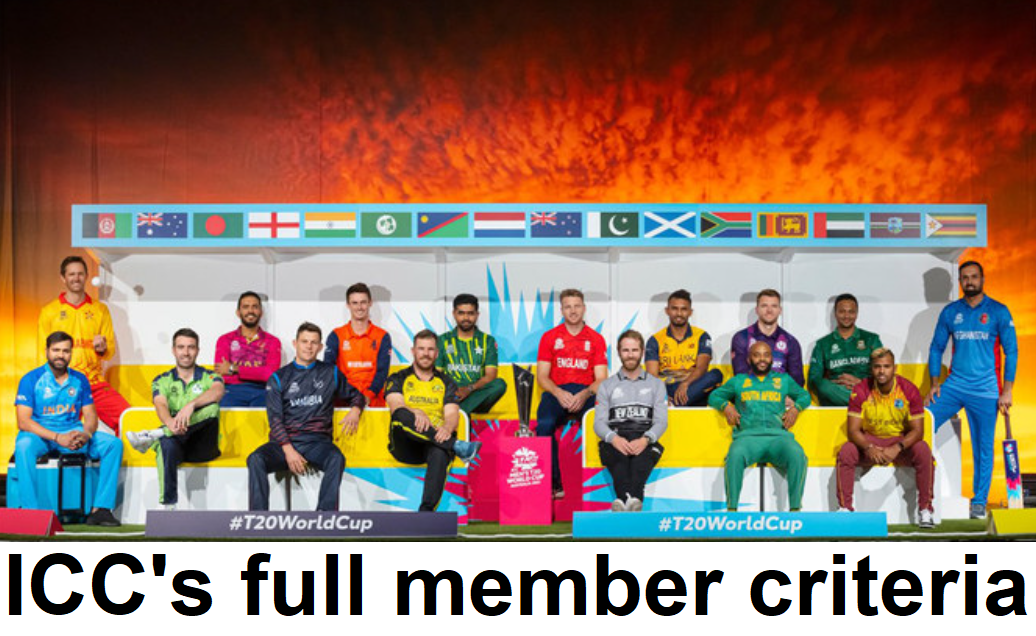 What is criteria to be ICC’s full member?