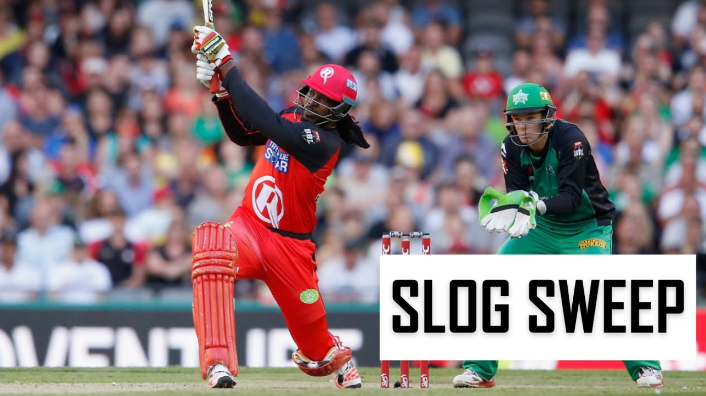 How to play a slog sweep in cricket?