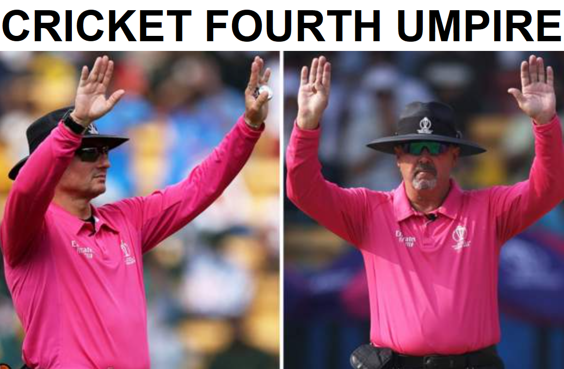 Who is a fourth umpire in the sport of cricket?