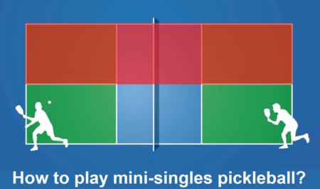 How to play mini-singles pickleball?