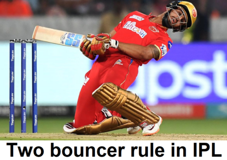 What is the two bouncer rule in IPL?