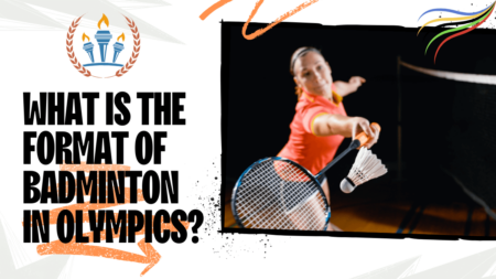 What is the format of badminton in Olympics?